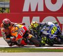"Márquez es más valiente que Rossi, que se rinde antes"