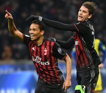 El próximo partido de Bacca será ante Juventus.