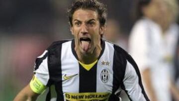 <b>DETERMINANTE.</b> Del Piero abrió el camino de la victoria de la Juventus con un golazo.