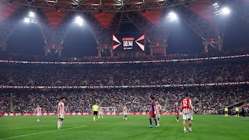 07/01/26 PARTIDO SUPERCOPA DE ESPAÑA 2026 JEDDAH ARABAIA SAUDI SEMIFINAL
BARCELONA - ATHLETIC DE BILBAO
ASISTENCIA PUBLICO SEGUIDORES VIDEOMARCADOR PANORAMICA ESTADIO