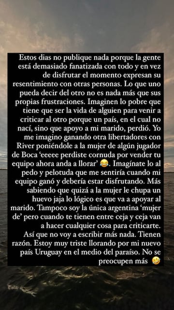 Mina Bonino responde a las críticas por su apoyo a Valverde y Uruguay