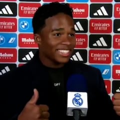 Watch the end of Endrick’s interview in Spanish