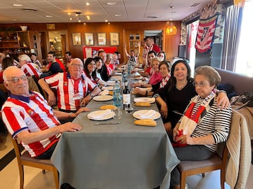 Comida del 8º aniversario de la peña atlética Cirbonera de Cintruénigo, Navarra. 