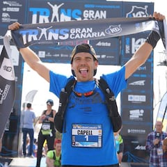 Pau Capell hace historia en la Transgrancanaria con un triplete