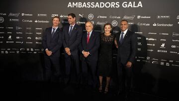 Javier Tebas en la gala de presentación de los Embajadores de LaLiga.