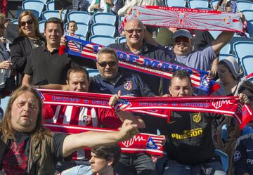 Atlético Madrid supporters at Balaídos.