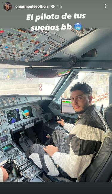 Omar Montes sorprende a sus seguidores con su nueva faceta como piloto de avi¨®n
