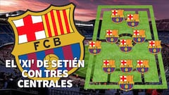 El 'XI' de Quique Setién con tres centrales para revolucionar el Barcelona