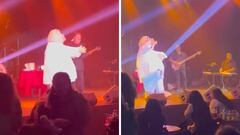 El Dr. Simi aparece en concierto de Coque Muñiz y avienta peluches al público