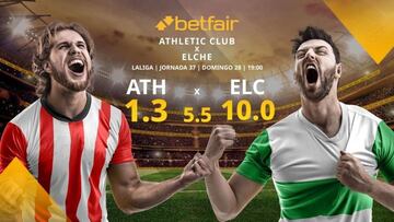 Athletic Club vs. Elche CF: alineaciones, horario, TV, estadísticas y pronósticos