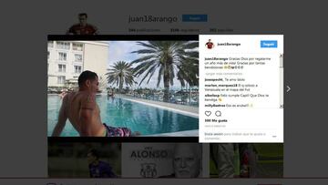 El emotivo mensaje de Juan Arango en su 37 cumplea?os
