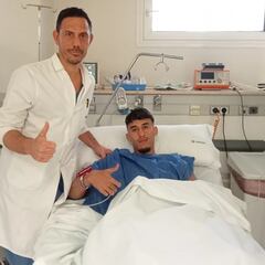 Rachad es intervenido con éxito del menisco