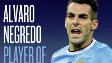 Negredo, elegido mejor jugador del City en el mes de agosto