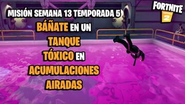 ¿Dónde está el tanque tóxico en Acumulaciones Airadas en Fortnite?