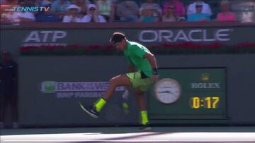 Del Potro hizo un &#039;Willy&#039; en Indian Wells.