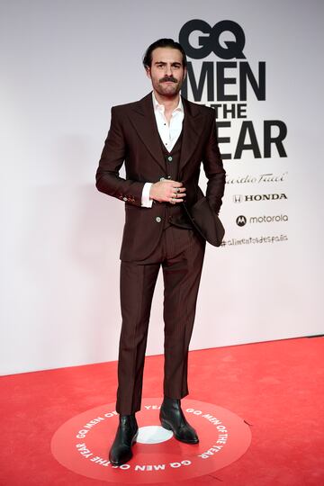   Ibrahim Al Shami en la alfombra roja de la gala de los premios GQ Hombres del Año 2023. 