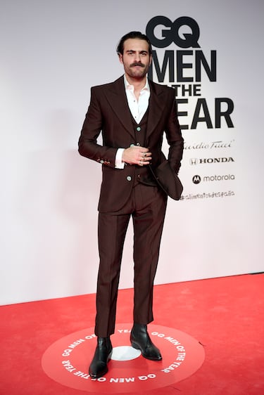   Ibrahim Al Shami en la alfombra roja de la gala de los premios GQ Hombres del Año 2023. 