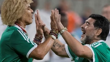El Pibe Valderrama y su adiós a Diego Maradona