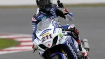 <b>POLE DEL 211. </b>Hopkins, con un dorsal atípico, ayer en Silverstone.