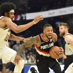 Ricky no anota, pero los Cavs prolongan la agonía de Lillard