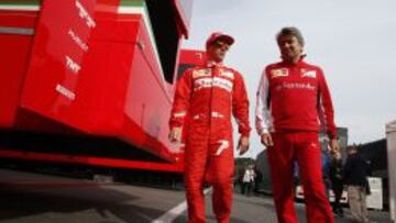 Mattiacci junto a Kimi Raikkonen
