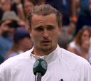Zverev gana su partido en Wimbledon, ve a Guardiola en la grada y le suelta esto: tremendo