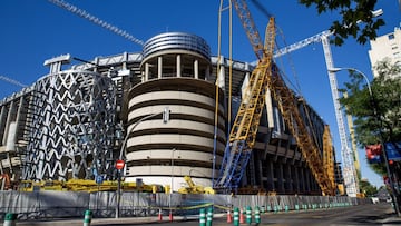 Las obras del Bernab&eacute;u avanzan a buen ritmo.