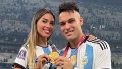 Lautaro Martínez y Agustina Gandolfo compartieron una importante noticia