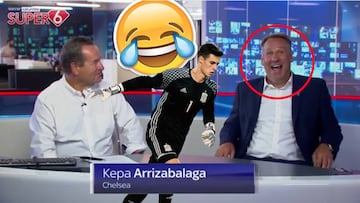 El narrador inglés y los nuevos nombres: cuando llega a Kepa Arrizabalaga es oro puro