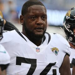 How will the Jaguars replace Cam Robinson who was suspended for performance enhancing drug violations?