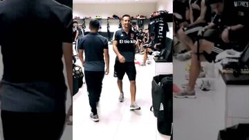 Monzón mostró el alegre día después del plantel azul