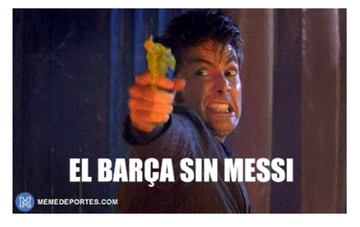 Messi protagonista de los memes del Clásico