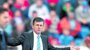 <b>BUENOS NÚMEROS. </b>Lucas Alcaraz ha sabido enderezar el rumbo del Recre, aunque todavía queda mucho para lograr la salvación.