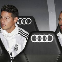 James se perderá el quinto juego desde su regreso a Real Madrid