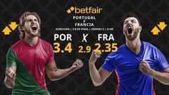 Pronósticos Portugal vs. Francia: horario, TV, estadísticas y cuadro