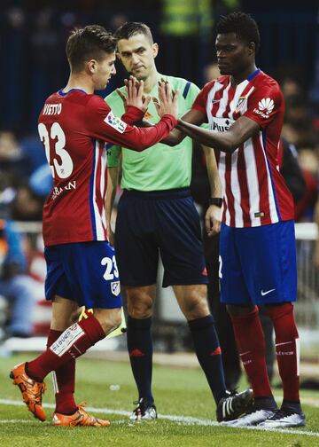 El centrocampista se convirtió en una pieza fundamental para Simeone, aunque su debut en Primera se produjo durante su cesión al Mallorca. También jugaría a préstamo en el Almería antes de asentarse en el centro del campo rojiblanco. Desde la temporada 2015-16 no paró de crecer, hasta jugar 188 partidos a las órdenes del Cholo. En el último día del mercado veraniego el Arsenal pagó su cláusula de rescisión de 50 millones.