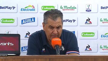Jorge 'Polilla' da Silva, DT de América, analiza la derrota contra Cali.