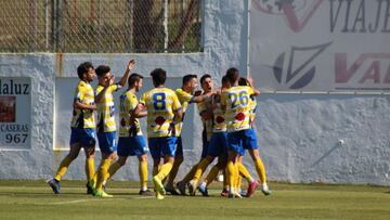 Imagen del partido del Coria CF.