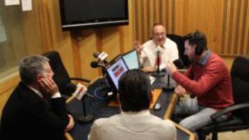 Alfredo Rela&ntilde;o, Alejandro Elortegui y Alejandro G&oacute;mez, entrevistados en W Radio. 
 