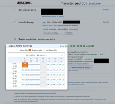 Elegir el día y hora de reparto de Amazon: Así funciona la Entrega Programada