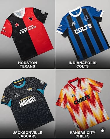 NFL jerseys get a soccer makeover: Check out these retro looks for the 32 teams