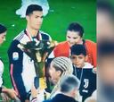 El chascarro de Cristiano con la Copa: ¡le pegó a su hijo!