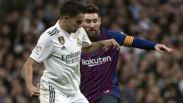 Reguilón, a Messi en el Clásico: "¿Qué te pica a ti, pulga?"