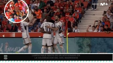 Gestos racistas en Son Moix en el partido Mallorca-Real Madrid.