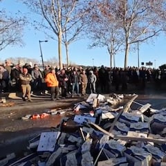 ¿Por qué los agricultores franceses están atacando a los camioneros españoles que llevan fruta y verdura?