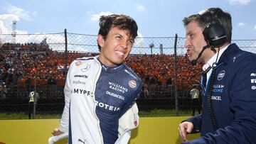 Álex Albon, piloto de Williams, en Hungría.