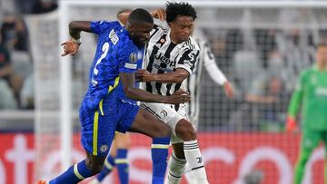 Juan Guillermo Cuadrado, jugador de la Juventus, podría ser clave en el duelo del grupo H de Champions League ante el Chelsea en el Stamford Bridge