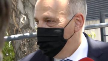 Tebas: "No me planteo dimitir"