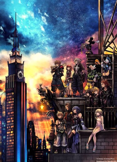 Revelado el arte de portada de Kingdom Hearts 3