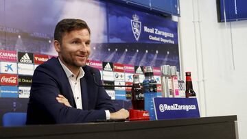 Lalo Arantegui, en rueda de prensa.